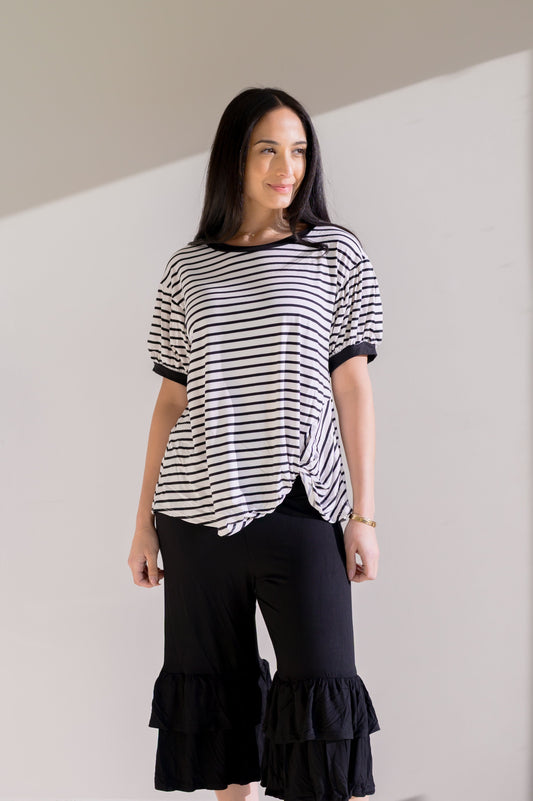 Drifted Spring Stripe Top